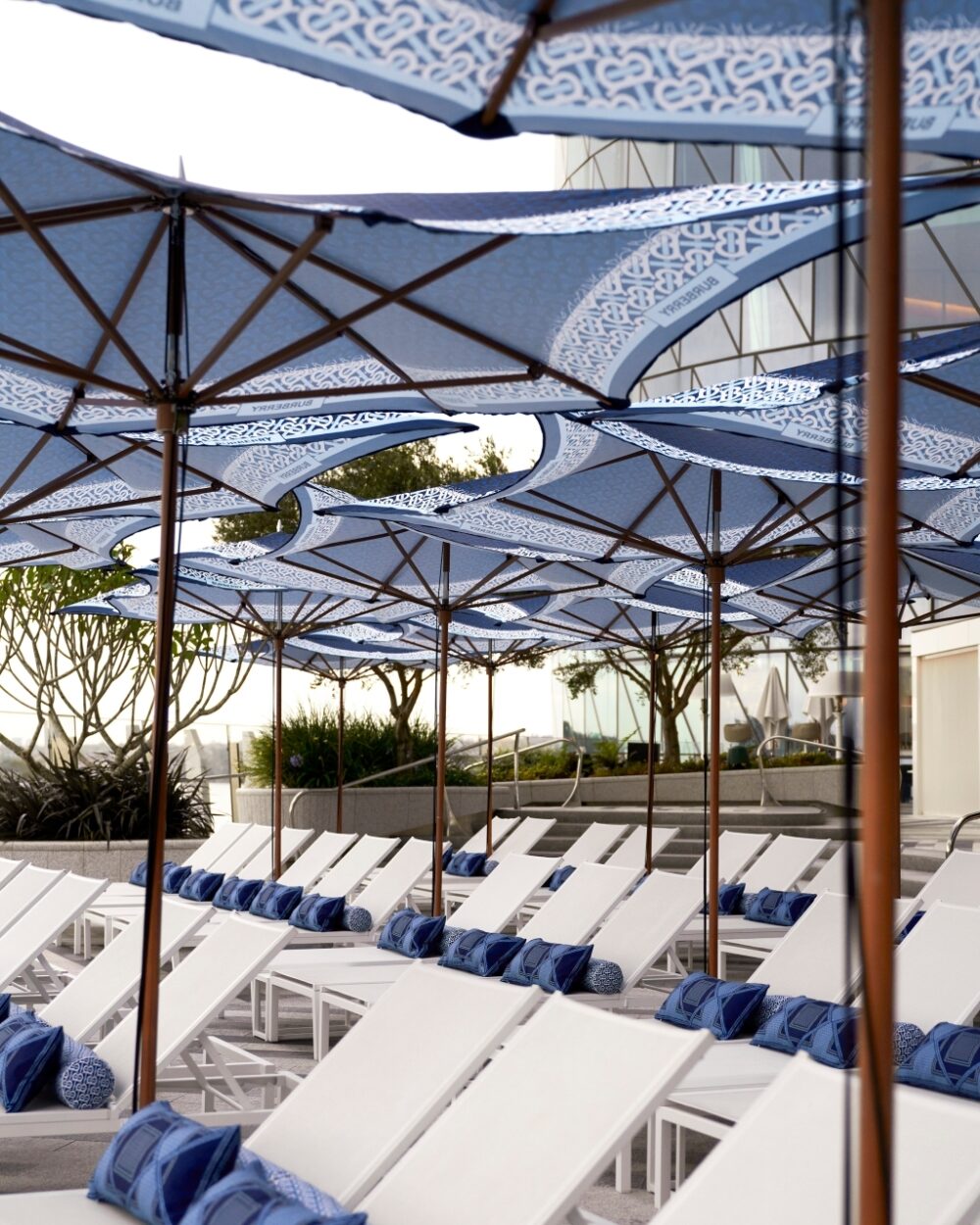 Burberry TB Summer Monogram takes over the pool deck at The Crown Hotel in Sydney 003