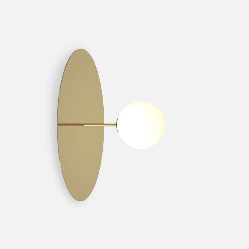 Plate & Sphere 2 Wall Lamp
