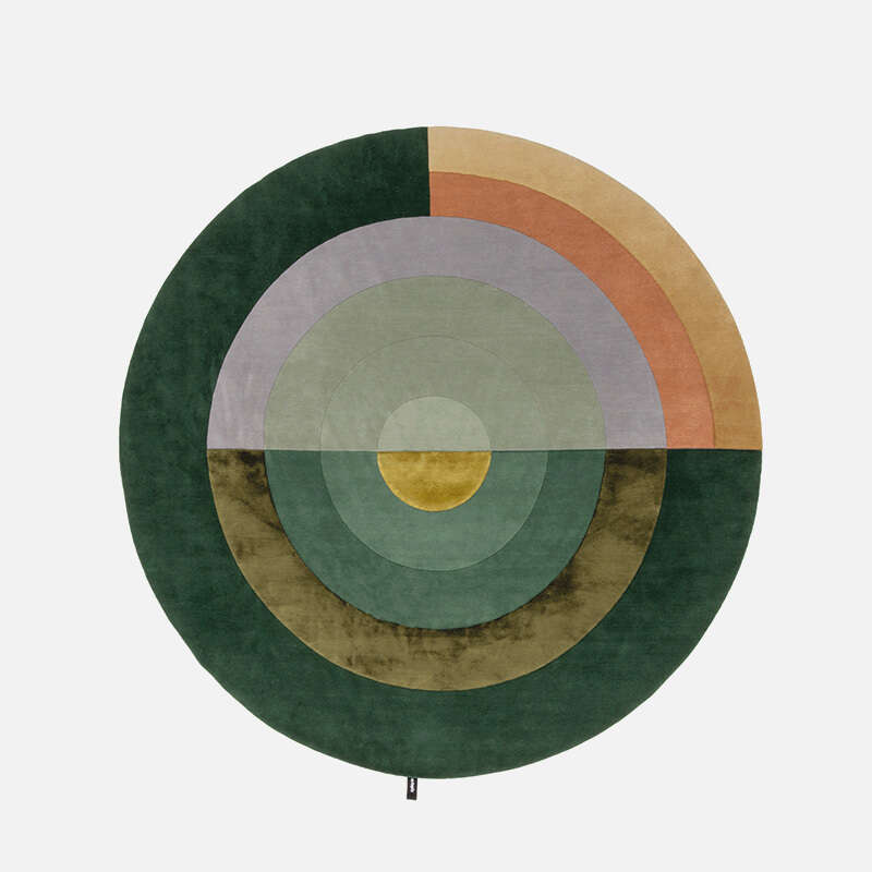 Bliss Round Rug - Forest