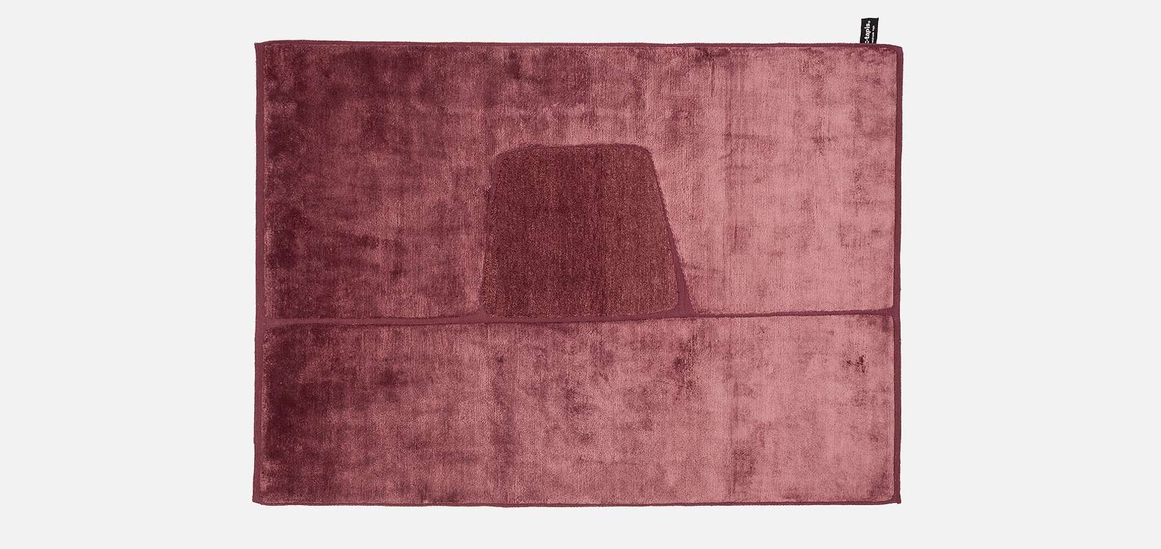 Cut Out Monocromo Rug - Red