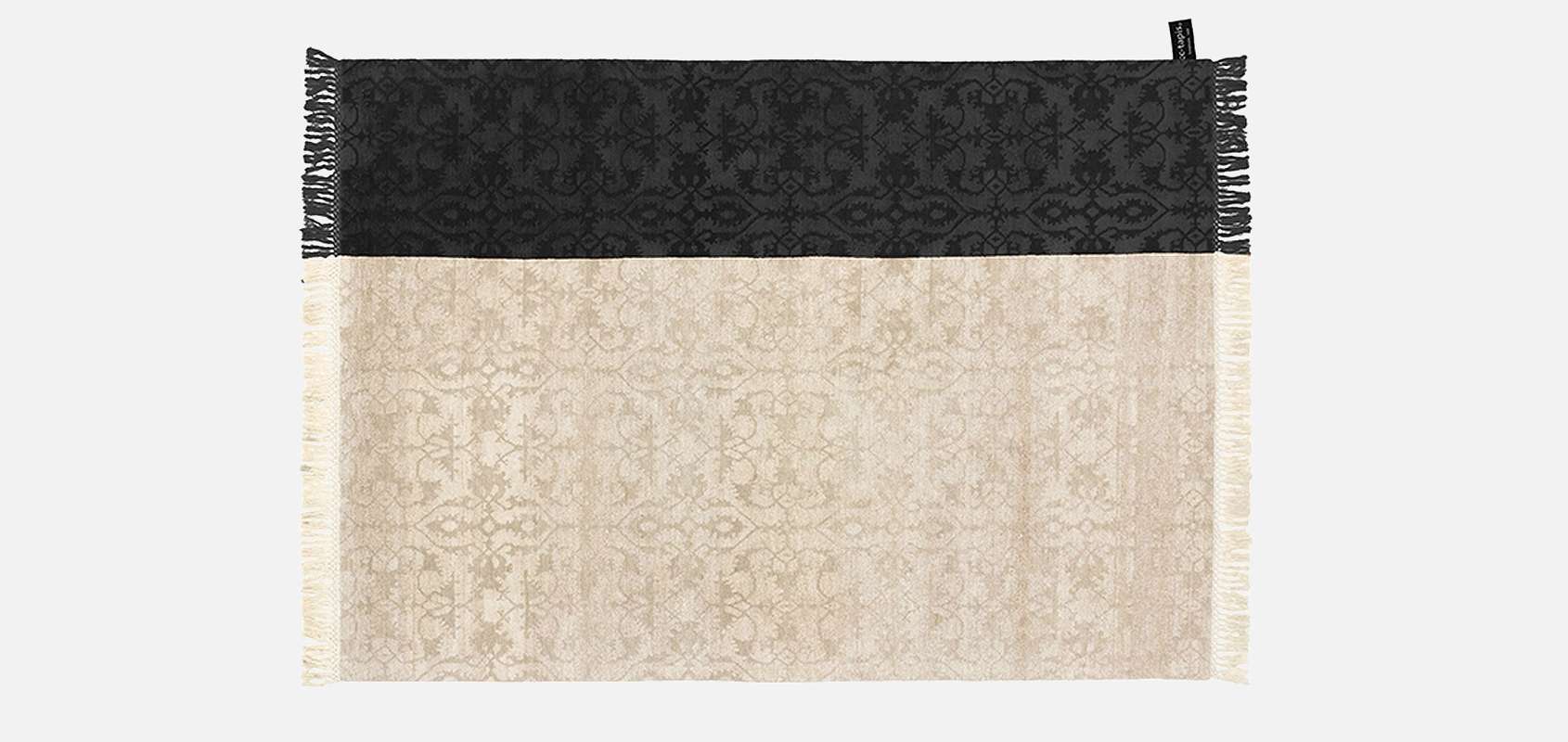 Dipped Lotto Rug - Black
