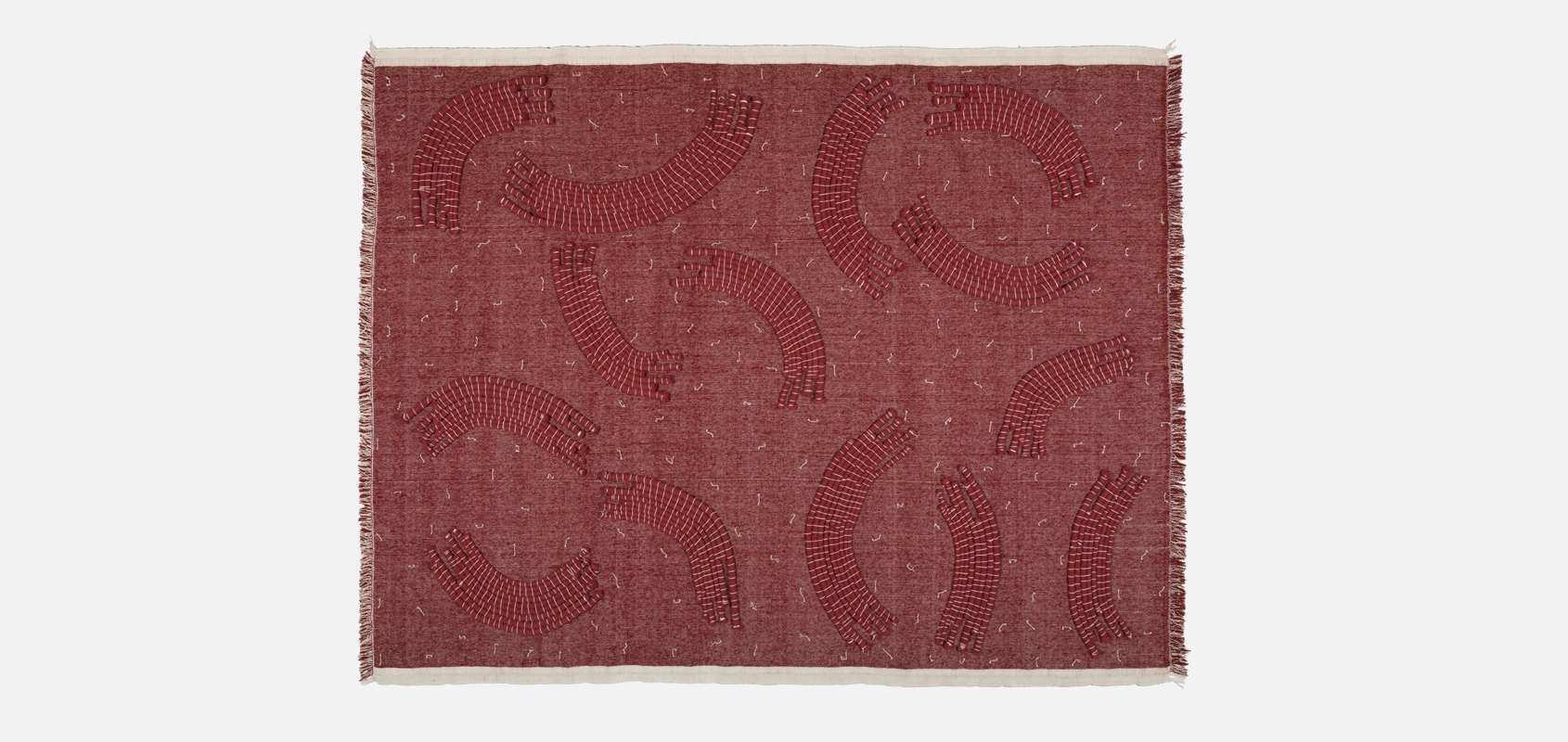 Inventory Quilt Rug - Red
