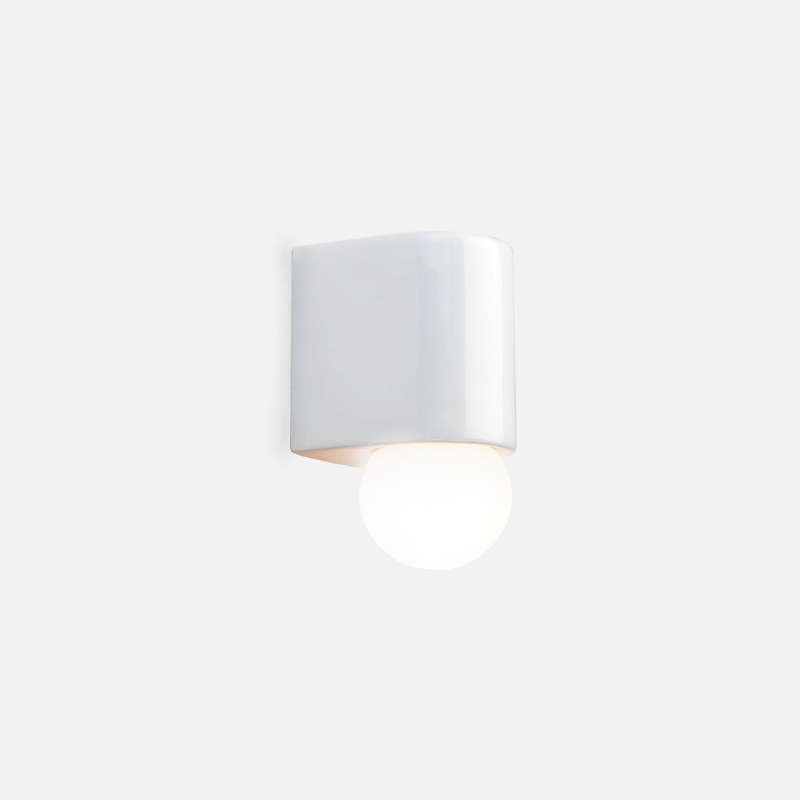 White Porcelain D1 Wall Lamp