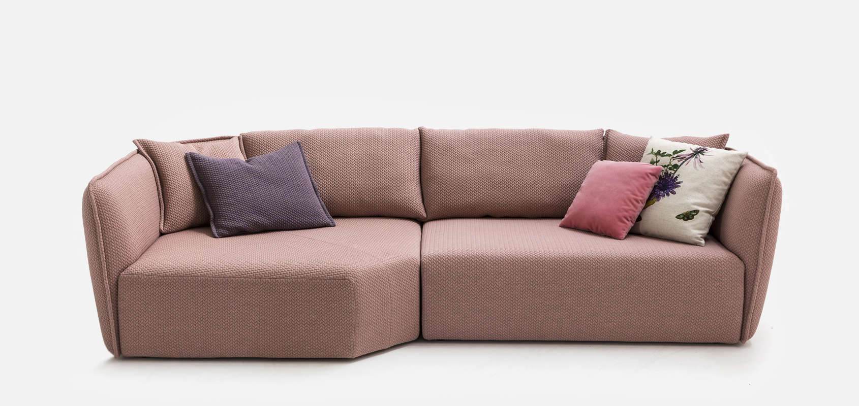 Chamfer Sofa with Chaise
