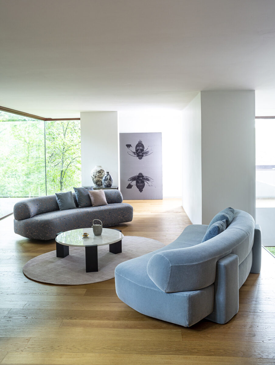 Gogan Round Coffee Table by Patricia Urquiola for Moroso - Residential ...