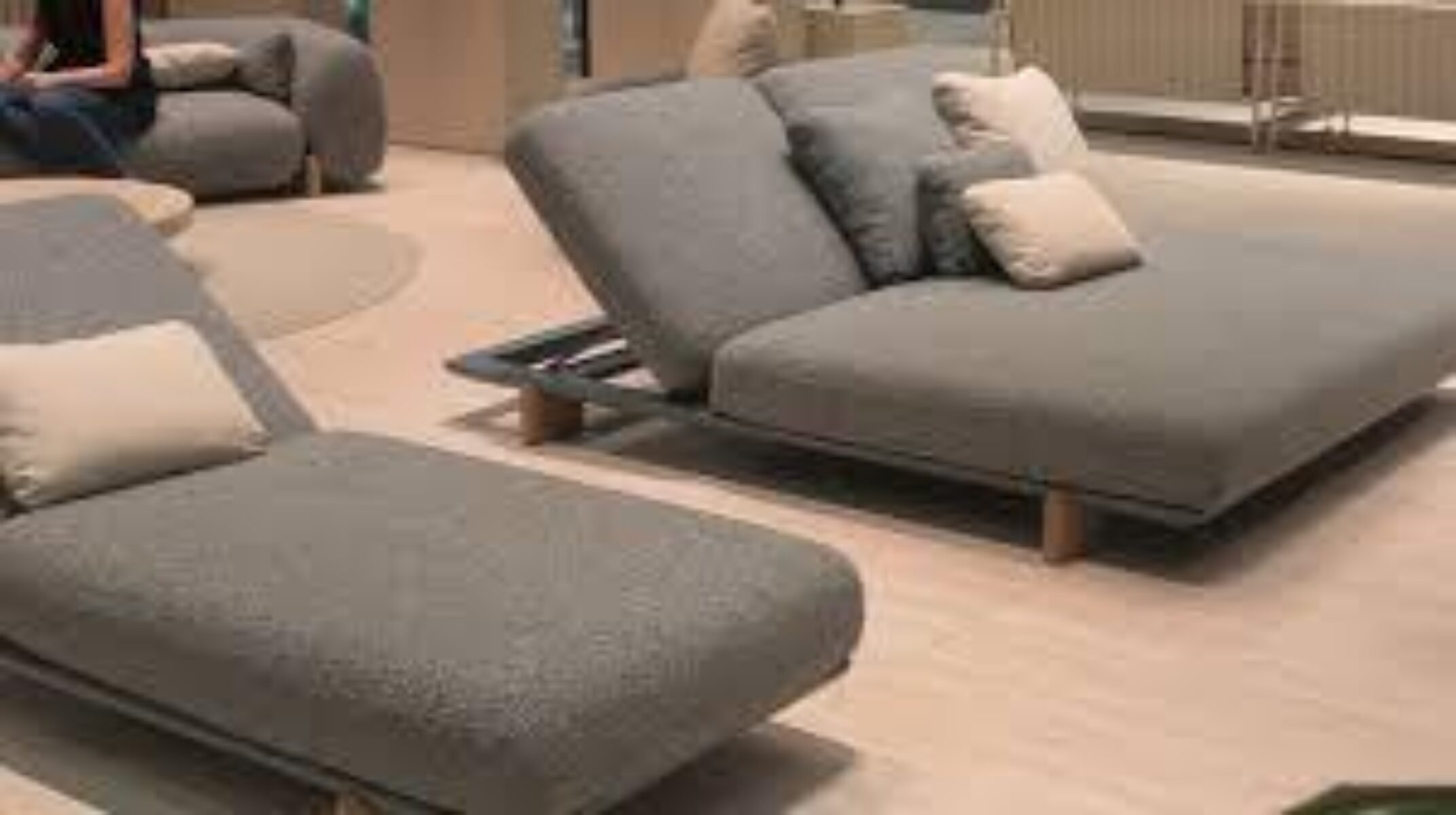 Milos Wood Lounge Armchair