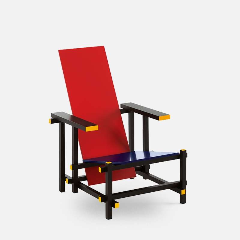 Red and Blue Armchair