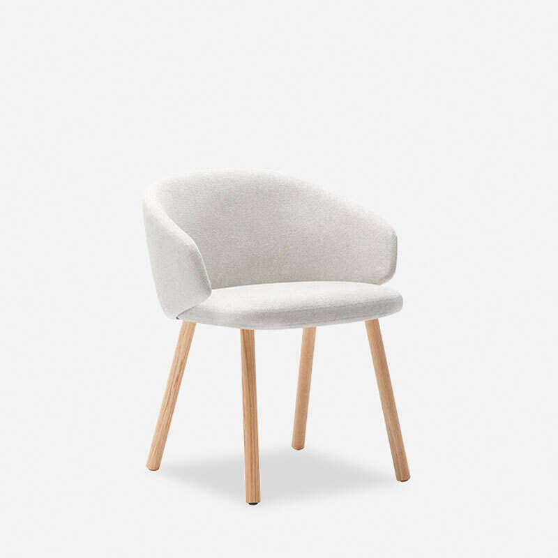 Binar 4 Leg Timber Chair